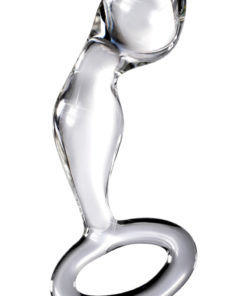 Icicles No 46 Glass Anal P-Spot Plug - Clear