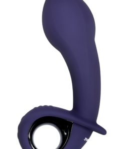 Inflatable G Silicone Rechargeable Vibrator - Purple