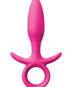 Inya Vibrating King Plug Rechargeable Silicone Butt Plug - Pink