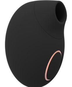 Irresistible Seductive Clitoral Stimulation Rechargeable Silicone Vibrator - Black