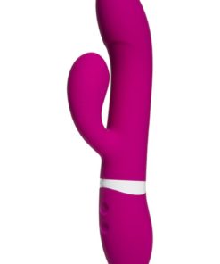 iVibe Select Silicone iCome USB Rechargeable Rabbit Vibe Waterproof Pink 9 Inch