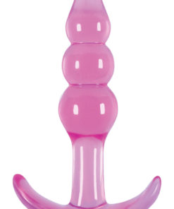 Jelly Rancher Ripple T Plug Butt Plug - Pink