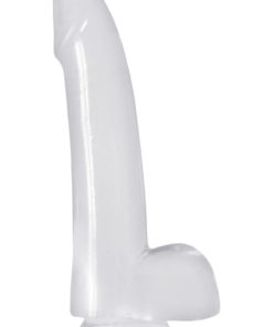 Jelly Rancher Smooth Rider Dildo 5in - Clear