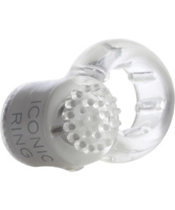 Jimmyjane The Usual Suspects Iconic Silicone Vibrating Ring - White And Clear
