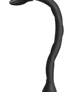 Kink The Serpent Anal Snake Silicone Dildo 18in - Black