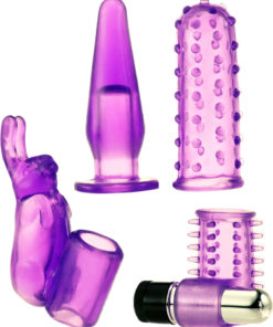 Kinx 4play Couples Kit With BulletAnd Sleeves - Purple