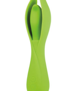Lust L6 Silicone Rechargeable Vibrator - Green