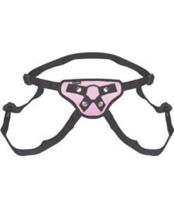 Lux Fetish Pretty In Pink Strap-On Harness Adjustable
