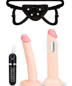 Lux Fetish Strap On Pegging 3 Piece Set With Remote Control