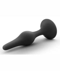 Luxe Beginner Silicone Butt Plug Large - Black