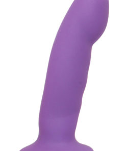 Luxe Cici Silicone Dildo 6.5in - Purple