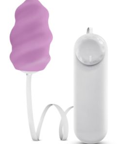 Luxe Swirl Bullet with Silicone Sleeve and Remote Control - Purple