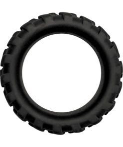 Mack Tuff Large Tire Silicone Cock Ring - Black