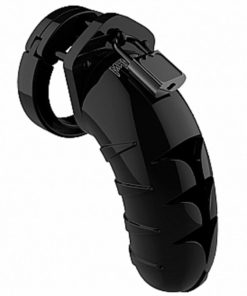Man Cage Model 04 Male Chastity With Lock 4.5in - Black