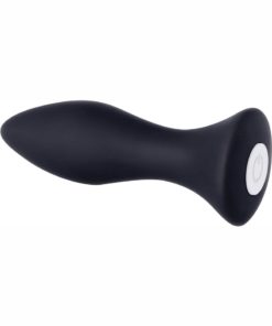Mighty Mini Rechargeable Silicone Anal Plug With 20 Functions And Speeds - Black