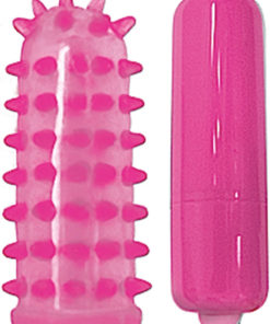 Mini Pocket Bullet With Jelly Sleeve -Pink