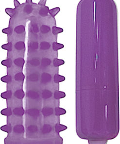 Mini Pocket Bullet With Jelly Sleeve - Purple