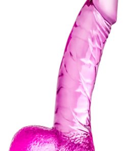 Naturally Yours Ding Dong Dildo With Balls 5.5in - Pink