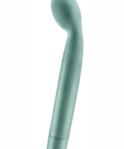 Noje G Slim Rechargeable Silicone G-Spot Vibrator - Sage