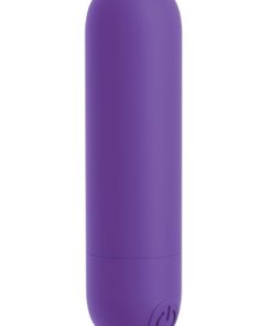 OMG! Bullets #Play Rechargeable Silicone Vibrating Bullet - Purple