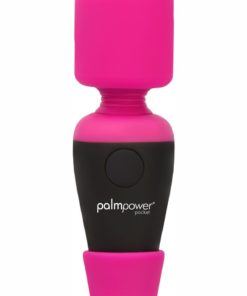 Palmpower Pocket Silicone Rechargeable Mini Wand Massager - Pink