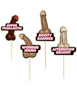 Party Picks Naughty Party Toothpick Toppers (24 Per Pack)