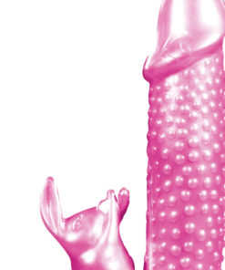 Pearlshine Smooth As Silk The Bumpy Bunny Vibrator 7in - Pink