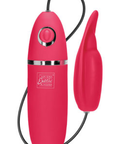 Power Play Flickering Tongue Silicone Massager Bullet - Pink