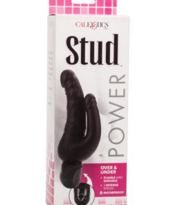 Power Stud Over and Under Vibrator - Black