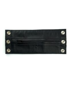 Prowler Red Leather Wrist Wallet - Small - Black/Gray