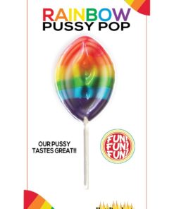 Rainbow Pussy Pops Candy Fruity Flavor