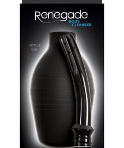 Renegade Body Cleanser Silicone Enema - Black