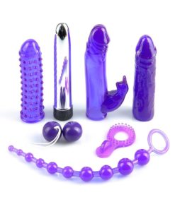 Royal Rabbit Vibrating (7 Piece Kit) - Purple
