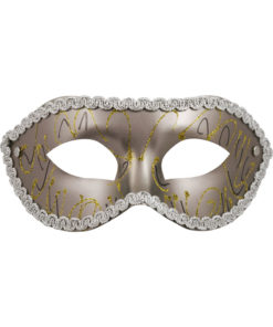Sex and Mischief Masquerade Mask - Gray