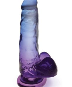 Shades Gradient 7in Dildo - Blue and Violet