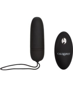 Silicone Bullet With Remote Control - Black