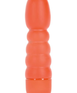 Silicone Gyration Sensations 10 Function Rippler Vibrator Waterproof Orange 5.25 Inch