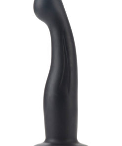 Silicone Love Rider G Kiss Dong Black 6 Inches