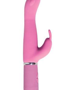 Slender G-Spot Silicone Rabbit Vibrator - Pink