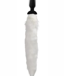 Tailz Vibrating Fox Tail - White