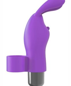 The 9`s - Flirt finger Silicone Bunny - Purple