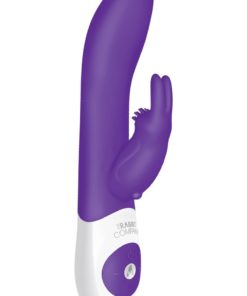 The Classic Rabbit XL Rechargeable Silicone Vibrator - Purple