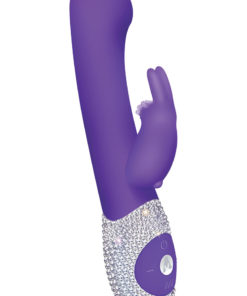 The G-Spot Rabbit Rechargeable Silicone Vibrator Limited Edition - Crystalized Purple