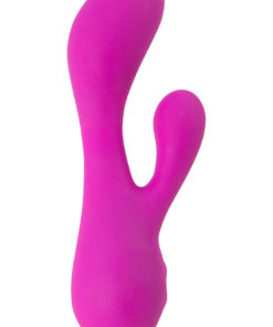 The Swan Hug Squeeze Control Silicone Rechargeable Vibrator - Pink