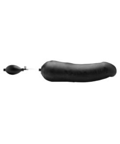 Tom Of Finland Tom`s Inflatable Silicone 12.75in Dildo - Black
