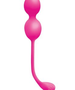 Touch Kegal Balls Silicone Rechargeable Vibrating Balls - Pink