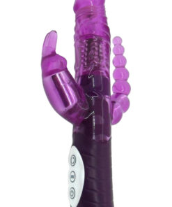 Tri Me Dual Insertion Vibrator Lavender