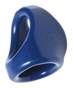 Trinity Vibes Dual Cock and Ball Ring - Blue