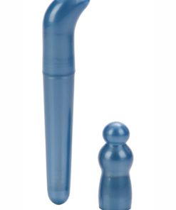 Triple Vibrating G-Spot Stimulator With Pleasure Tips - Blue