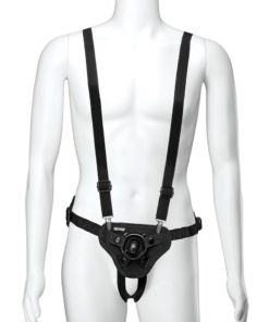 Vac-U-Lock Suspender Harness with Plug - Black